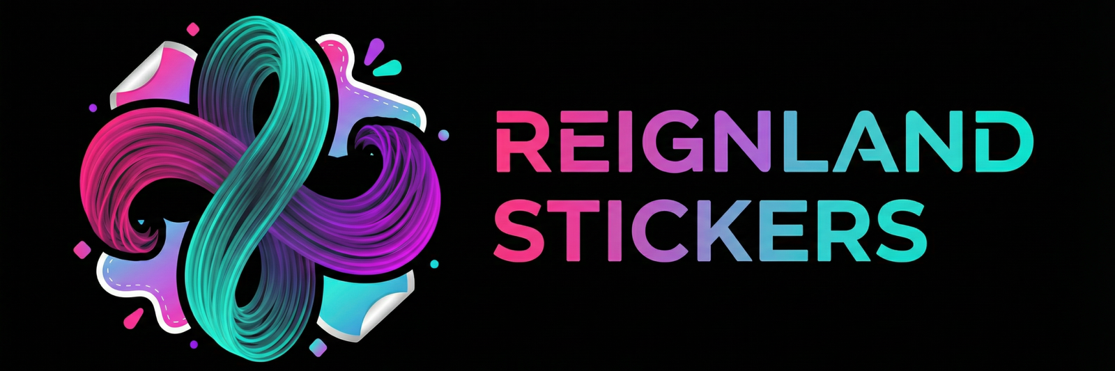 reignland stickers logo