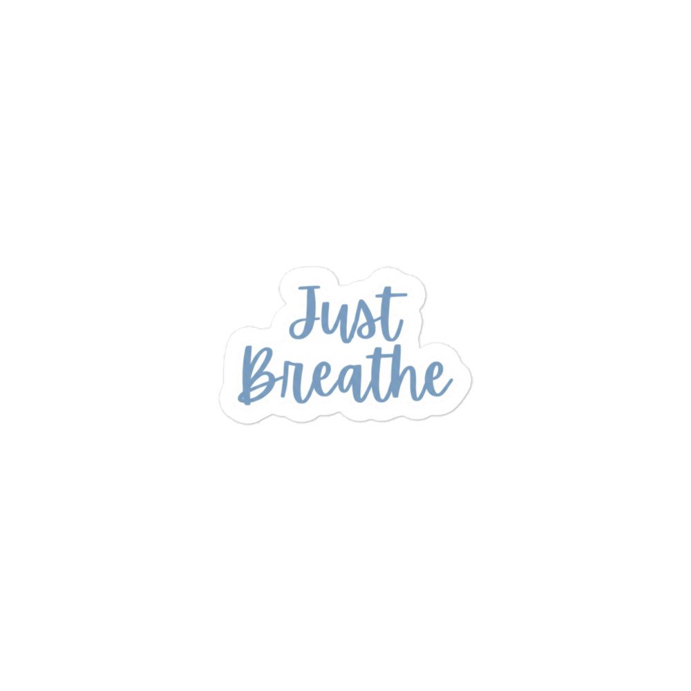 Just Breathe Sticker - Image 2