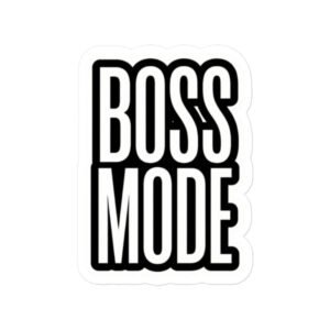 Boss Mode Sticker