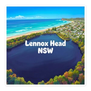 Lennox Head Sticker – Lake Ainsworth