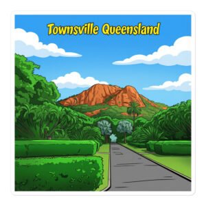 Townsville Sticker – Castle Hill & Queens Gardens